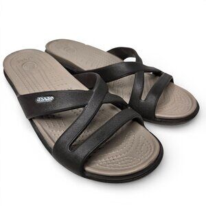 Crocs Patricia II Wedge Sandals Women Chocolate Brown Everyday Comfy 8